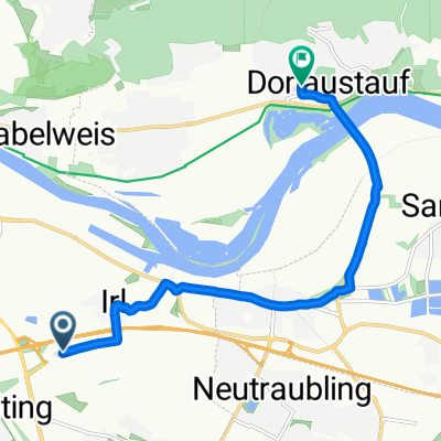 Leibnizstraße, Regensburg to Bischof-Tuto-Straße, Donaustauf
