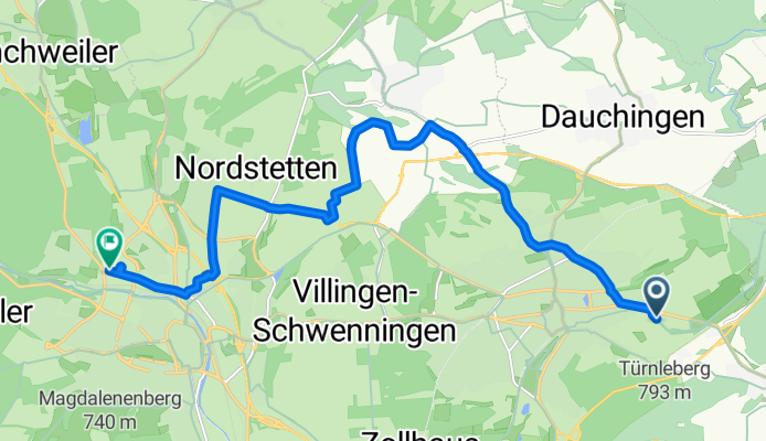 In Rammelswiesen, Villingen-Schwenningen nach Hornberger Straße, Villingen-Schwenningen