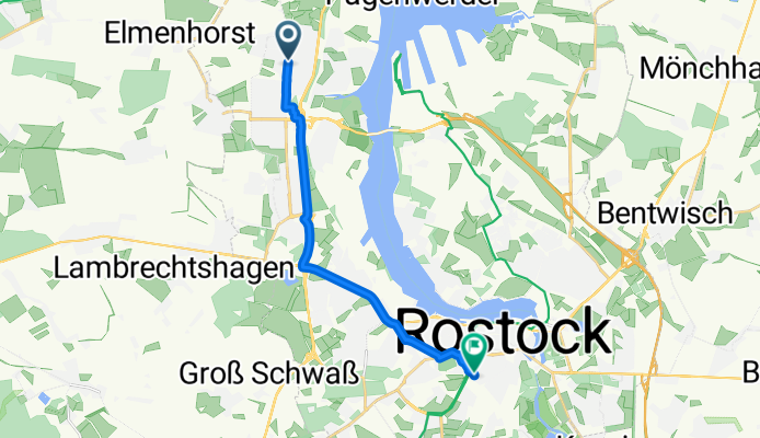 Schleswiger Straße, Rostock nach Goetheplatz, Rostock