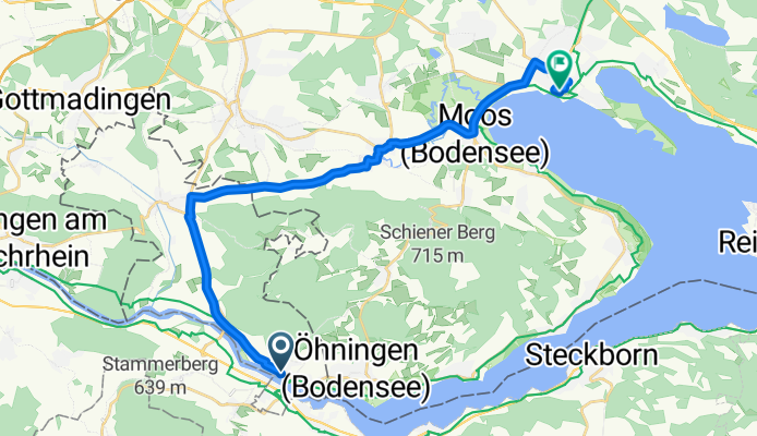 Schiffländi, Stein am Rhein nach Bahnhofstraße, Radolfzell am Bodensee