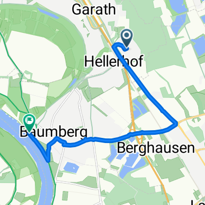Clausthal-Zellerfelder-Straße, Düsseldorf nach Monheim am Rhein