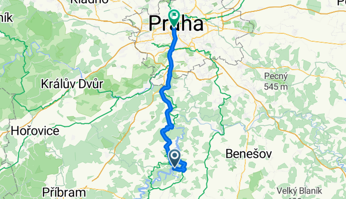 23.7. Živohošť-Praha-71,2km-5:18hod-13,4km/hod-57,6max