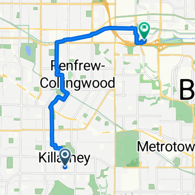 Raleigh St, Vancouver to Still Creek Dr, Burnaby