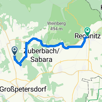 47.281, 16.307 nach 47.305, 16.441