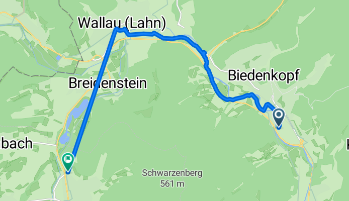 Industriestraße, Biedenkopf nach Hintalstraße, Breidenbach