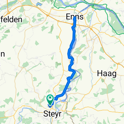 Joseph-Löw-Straße, Steyr nach Joseph-Löw-Straße, Steyr