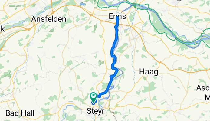 Joseph-Löw-Straße, Steyr nach Joseph-Löw-Straße, Steyr