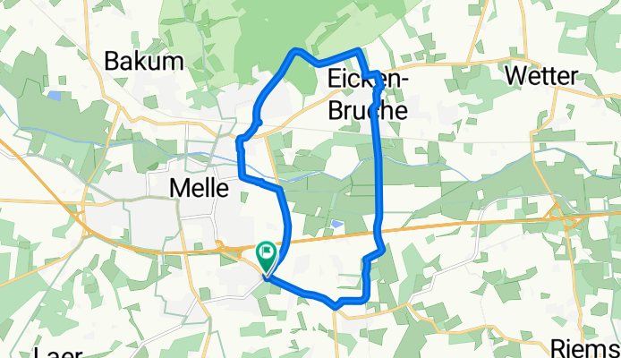 Wittekindsweg nach Wittekindsweg 12B