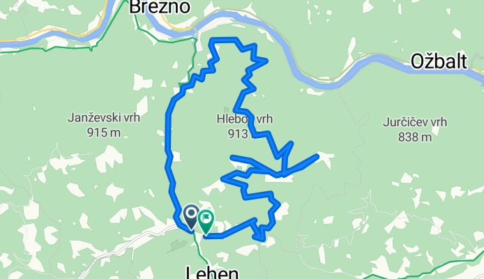 Rdeči Breg-del, Podvelka to Rdeči Breg-del, Podvelka