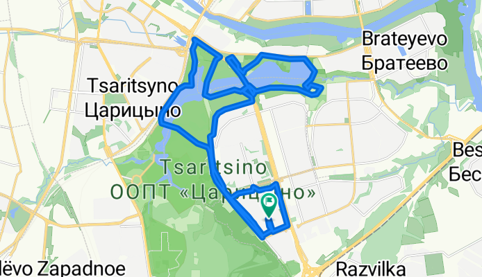 Домодедовская улица, Москва до Домодедовская улица, Москва