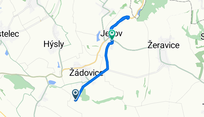 Žádovice do Ježov