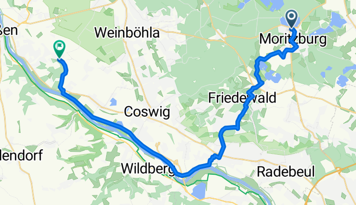 Radeburger Straße nach Neuzaschendorf