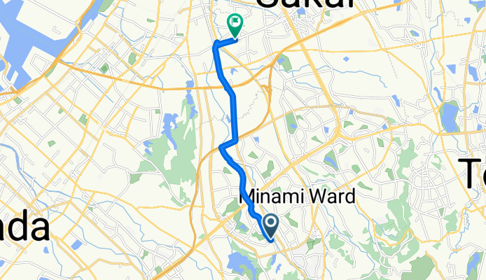 城山台3丁目, 堺市へ八田北町, 堺市