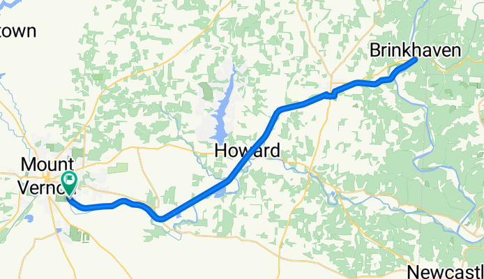 Kokosing Gap Trail, Mount Vernon to Lower Gambier Rd, Mount Vernon