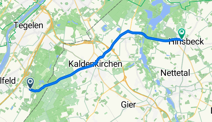 Bosheideweg naar Johannesstraße