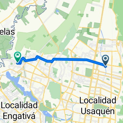 De Calle 14-65 a Carrera # 142F-42