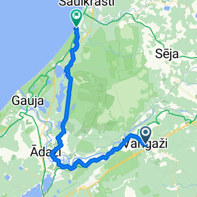 Gaujas iela, Vangaži до Rīgas iela, Saulkrasti