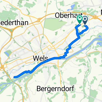 Uhlandstraße, Wels nach Saarstraße, Wels