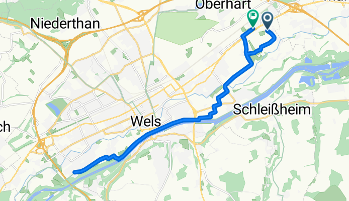 Uhlandstraße, Wels nach Saarstraße, Wels