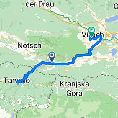 Villach mit S Bahn nach Arnoldstein - Tarvis - Villach