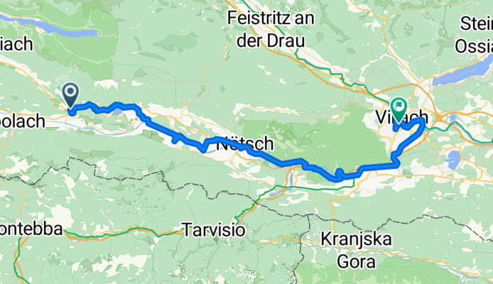 Villach mit S Bahn nach Hermagor - Villach