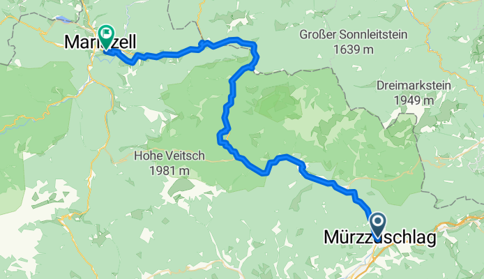 Von Mürzzuschlag bis Neuberg an der Mürz