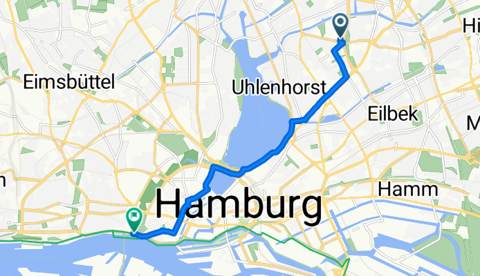 Spohrstraße, Hamburg nach Bei den St-Pauli-Landungsbrücken, Hamburg