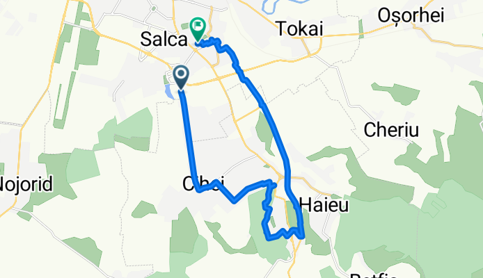 Strada Ciheiului, Oradea to Strada Ialomiței, Oradea