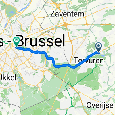 Arthur Van Dycklaan, Tervuren to Rue de Toulouse, Brussels
