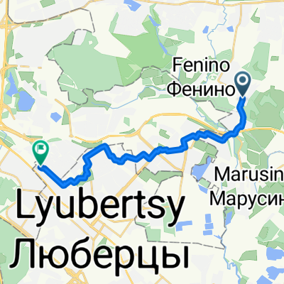 Микрорайон Павлино, Балашиха до Октябрьский проспект, Люберцы