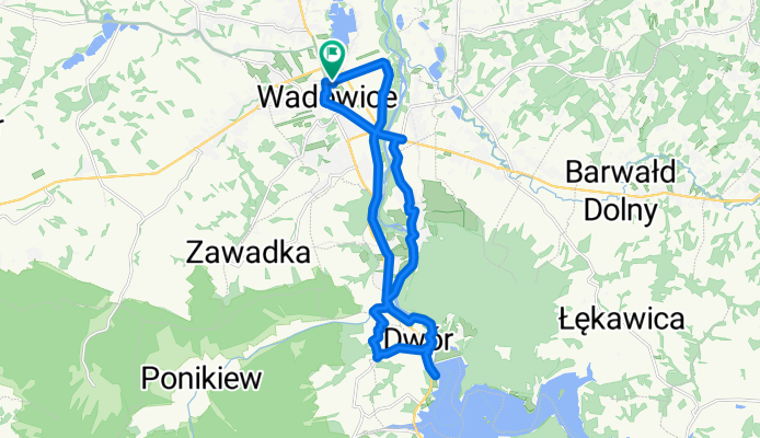Route in Wadowice