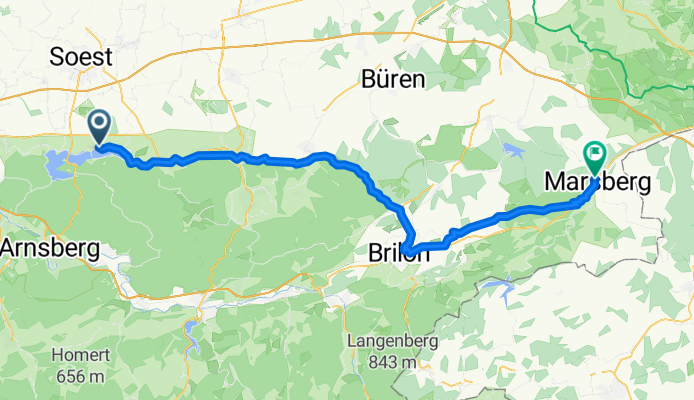Möhnesee - Marsberg