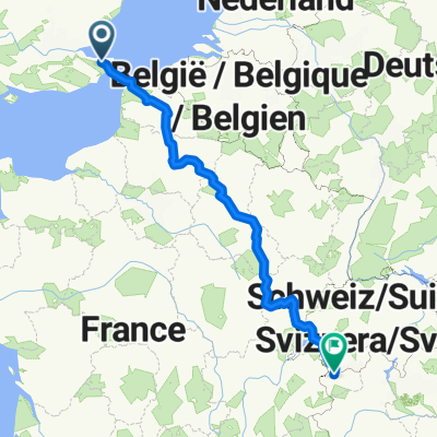 From Canterbury to grand St Bernard pass