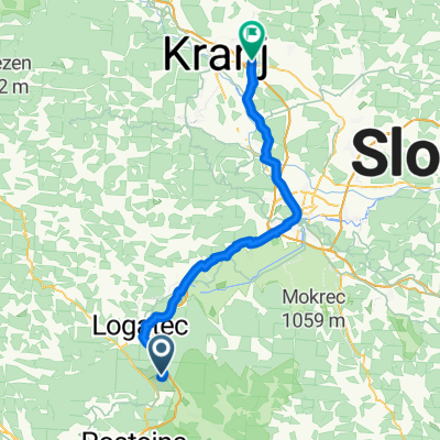 Laze, Logatec to Gasilska cesta, Šenčur