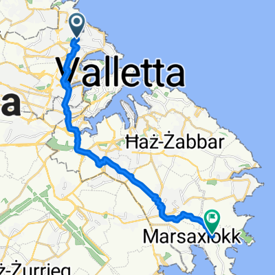 Triq il-Kullegg l-Antik, Sliema to Triq Delimara, Marsaxlokk