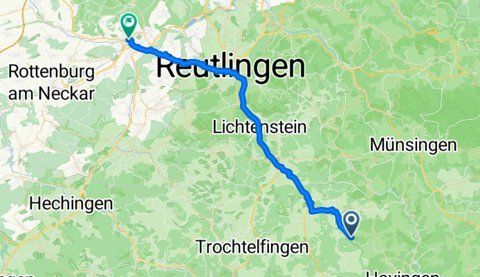 Pfronstetten - Tübingen