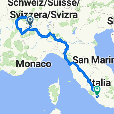 Grand St Bernard pass to the Vatican