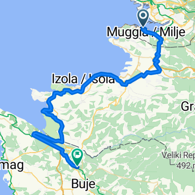08.08.25 Parenzana Tag 1 Muggia - Buje