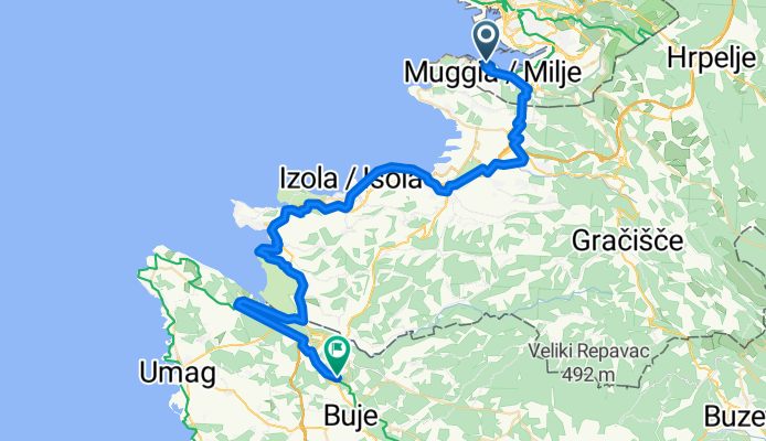 08.08.25 Parenzana Tag 1 Muggia - Buje