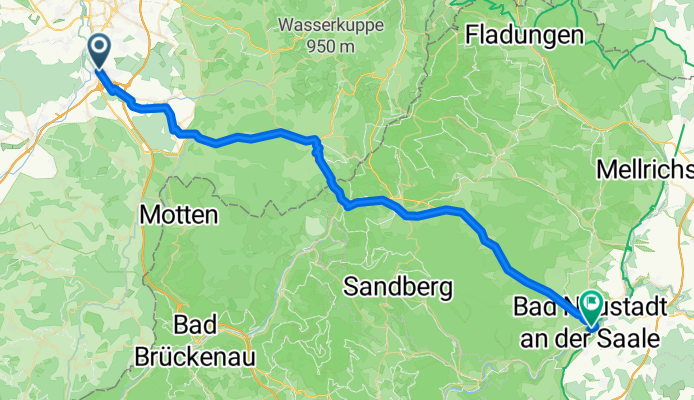 Eichenzell - Bad Neustadt an der Saale