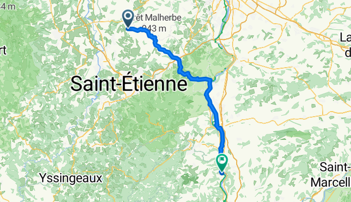 Chazelles-sur-Lyon - Saint-Vallier