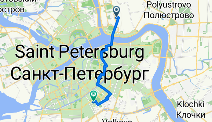 Бобруйская улица, Санкт-Петербург до Загородный проспект, Санкт-Петербург