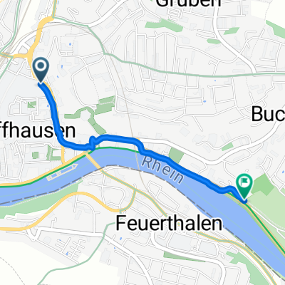 Bogenstrasse, Schaffhausen nach Lindliweg, Schaffhausen
