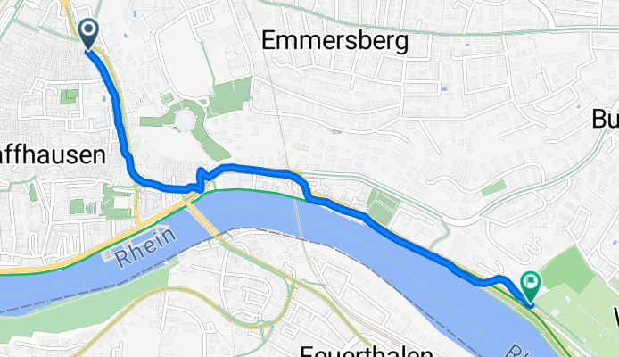 Bogenstrasse, Schaffhausen nach Lindliweg, Schaffhausen