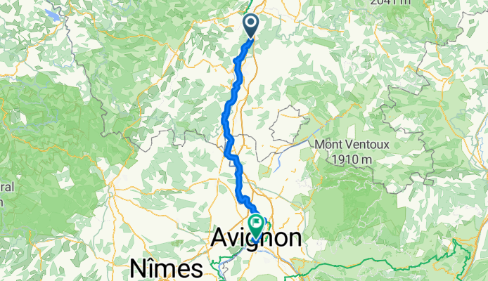 Cruas - Avignon