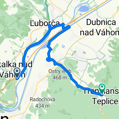 D1, Skalka nad Váhom to Tomáša Garika Masaryka, Trenčianske Teplice