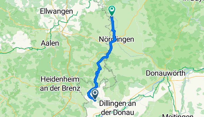 Haunsheimer Weg nach Dorfstraße
