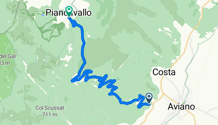 ASCENSO A PIANCAVALLO (por Aviano)