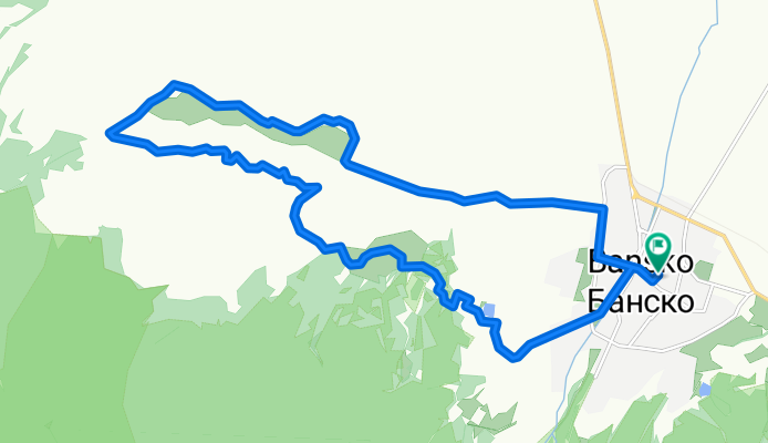 Golf Course - Bansko MTB - bike track 2