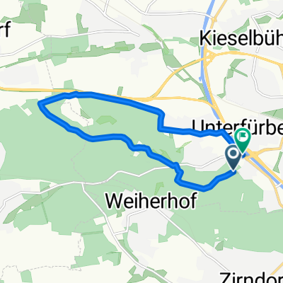 Laufen im Stadtwald